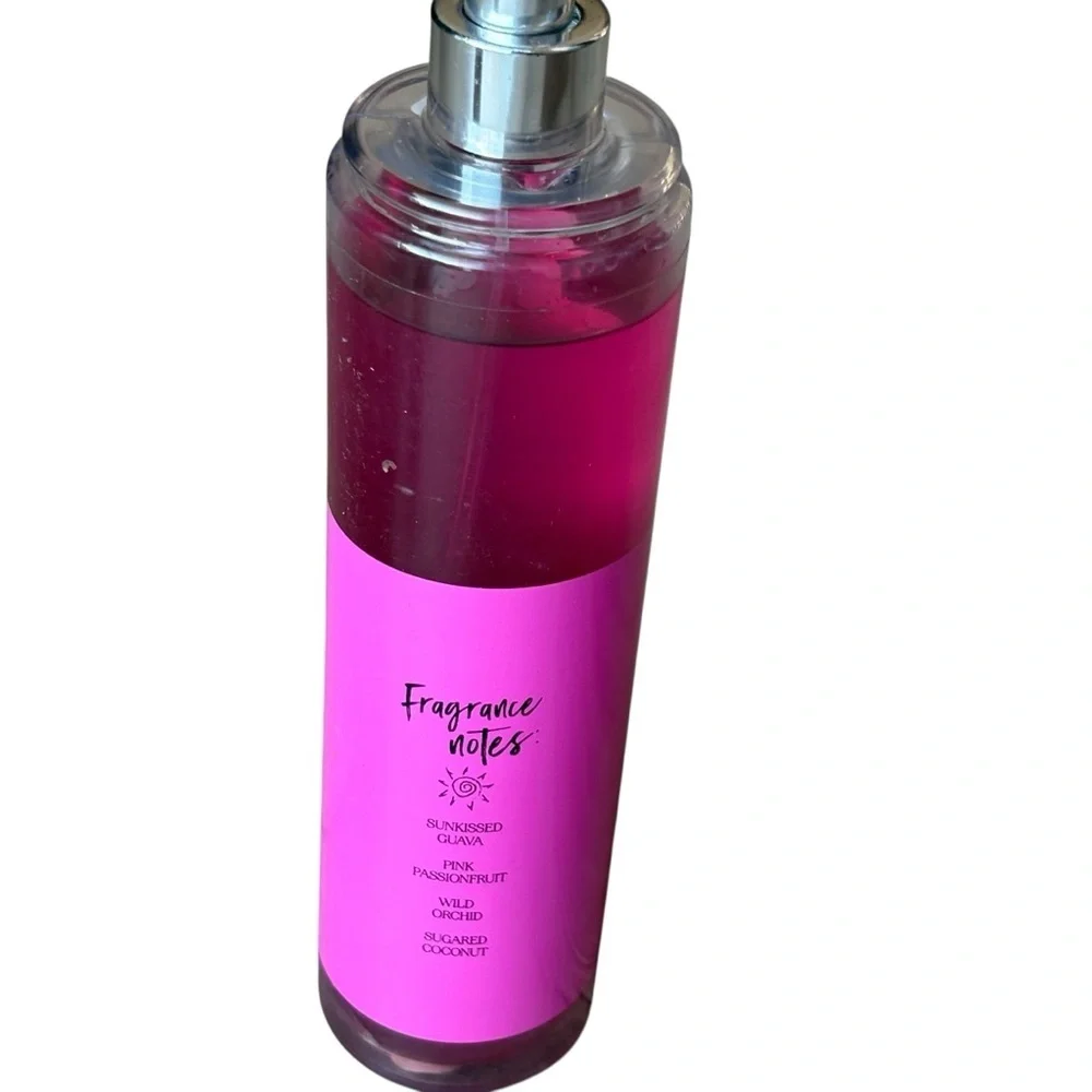 Bath & Body Works Sunset Guava Colada Fine Fragrance Mist 8 oz NO CAP